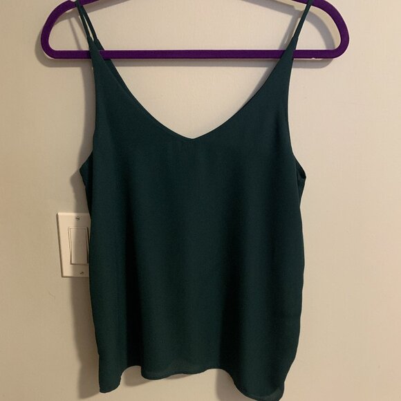 Simons Green V Neck Tank - Picture 1 of 3